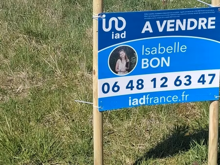 vente terrain 838 m²