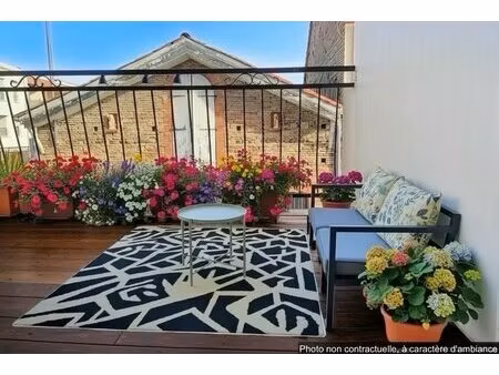 maison t4 avec garage et terrasse en hyper centre