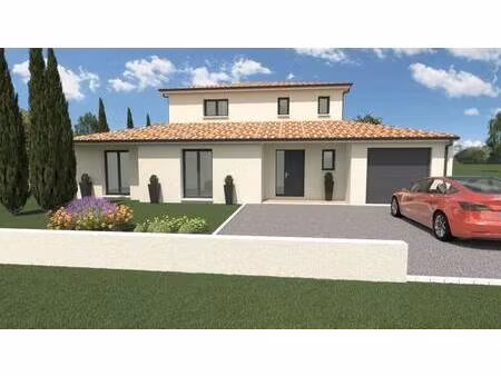 terrain avec maison neuve à vendre