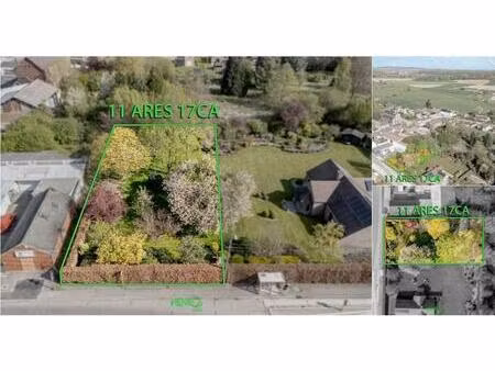 terrain à vendre de 1117 m² à havinnes (vbe10697)
