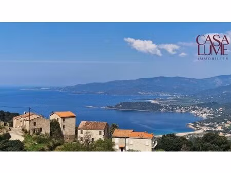 villa f4 + f2 avec piscine et vue mer panoramique  3000 m² de terrain