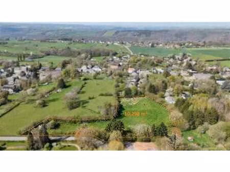 vaste terrain constructible à xhoris de +/- 1 hectare.