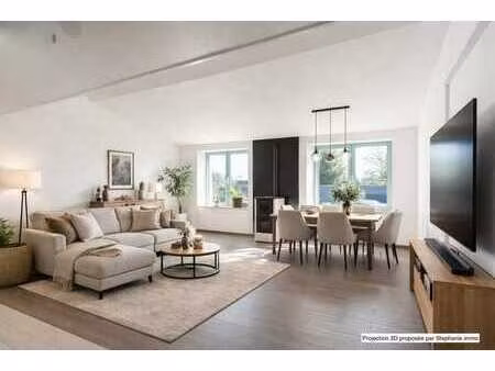 duplex 3ch + bureau au coeur de ciney