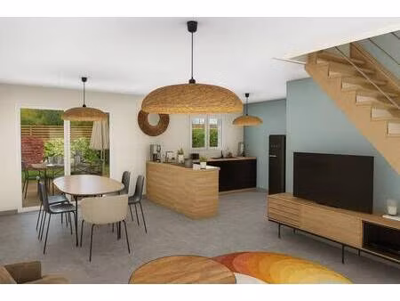 terrain avec maison neuve à vendre