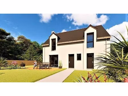terrain avec maison neuve à vendre