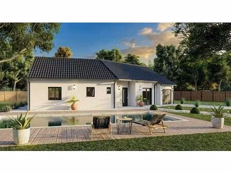 terrain avec maison neuve à vendre