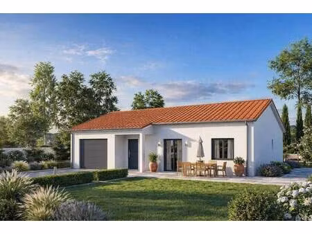 terrain avec maison neuve à vendre