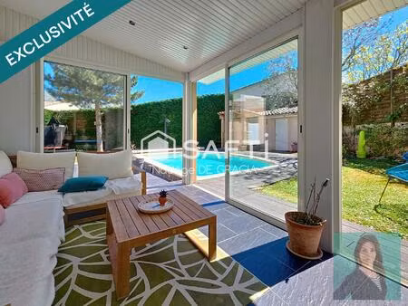 superbe maison t6 150 m2 avec piscine + potentiel d'extension 40m2