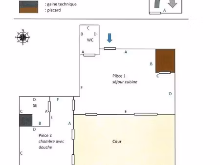 location appartement meublé - centre ville pézenas