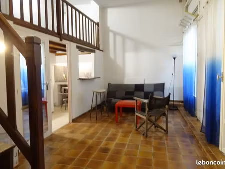 t2 meuble duplex en plein centre ville