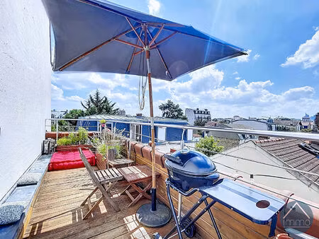 quartier bac - maison de ville - toit terrasse 11.57m²