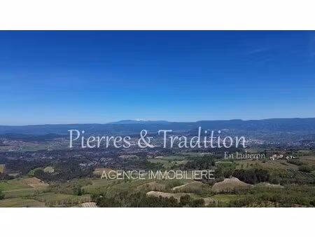 luberon  bonnieux. grande maison avec magnifique vue dominante