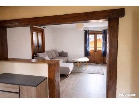 passy – t2 avec jardin  garage et combles aménageables