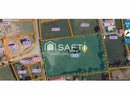 terrain 9250 m² graignes-mesnil-angot