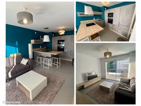 t2 meublé annecy - proche entrée autoroute nord - terrasse - garage et cave