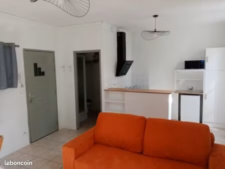 studio meublé de 25m²  très lumineux et fonctionnel  sans vis-à-vis  au premier étage