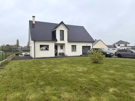 montreuil-en-caux 76850 - pavillon de 2021 - 115m2  4 chambres  dpe : a  pompe à chaleur  