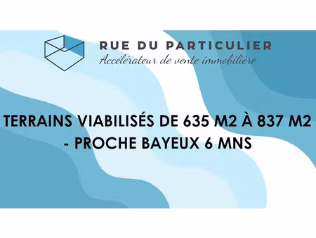 vente terrain 4482 m² à campigny (14490)  54 450 €