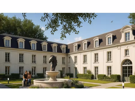 3p (63m²) d'exception dans les écuries du château d'hanneucourt - parc de 3 hectares