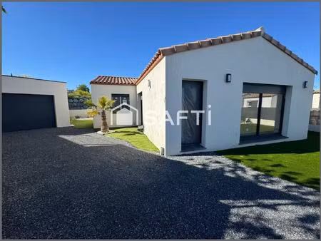 maison neuve – 99 m² habitables sur terrain de 500 m2- à montlegun