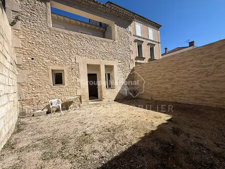 maison de ville rénovée avec garage  jardin et terrasse plein sud