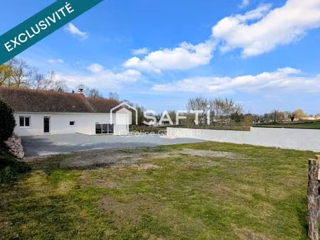 maison rénovée avec petit étang - génelard