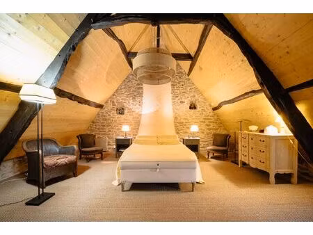 une chaumiere de charme  tout droit sortie d'un livre illustr?