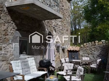 maison 106 m2 - t 5 - terrain de 5321 m2 - accès rivière privatif