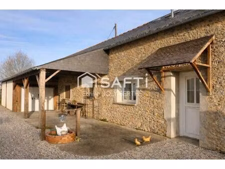 longere de plein pied a remettre au gout 72 m² - secteur val du maine / 53340