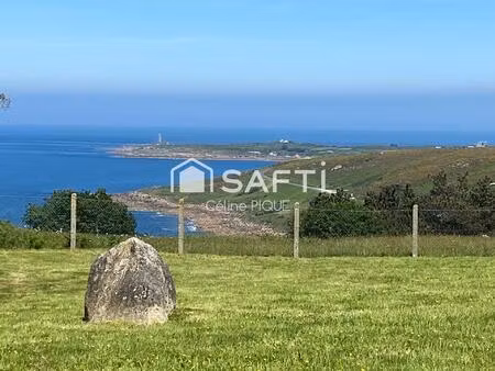 maison d'habitation et gîte vue mer de toutes les pièces avec grand terrain.