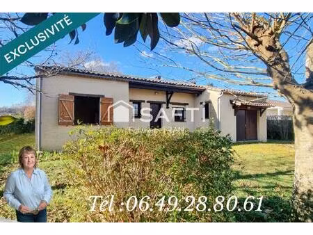 plain-pied avec jardin  beau potentiel à saisir