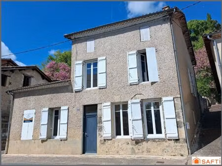 maison en pierre 103m2 sur parcelle 250m2