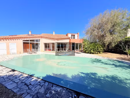 toulouges grande villa 4 faces avec piscine et garage