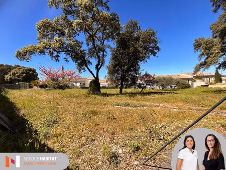 terrain constructible viabilise 514 m2