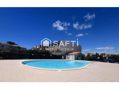 vente appartement 2 pièces 25 m² agde (34300)