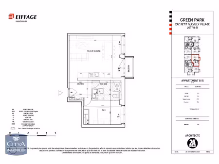 appartement à louer 2 pièces 49.5 m² - le petit-quevilly (76) - 630€