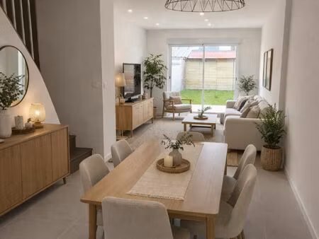 maison lomme 90 m2  3 ch  salle de bains complète  jardin  bus 10