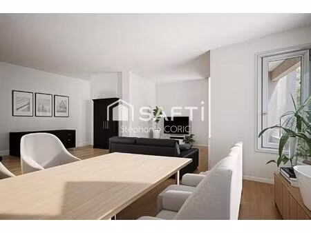 plein centre - au calme - 3 chambres - recent