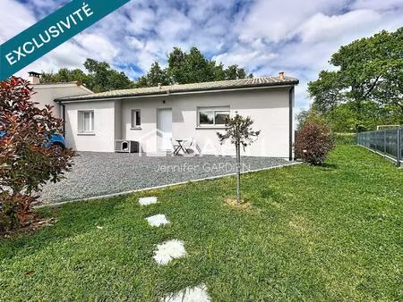 maison récente de 2021  de plain-pied  3 chambres  spa et jardin avec vue sur vignes