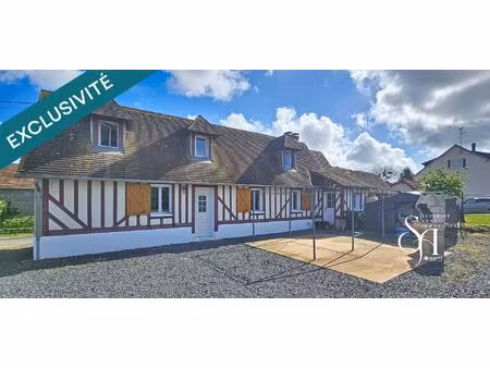 maison en colombage vie en plain pied  2 chambres