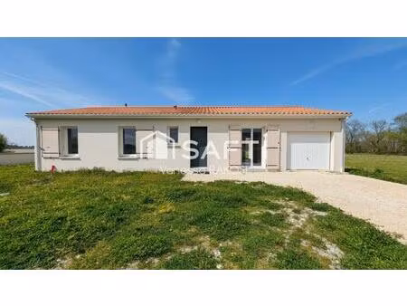 maison plain pied recente 92 m² 3 chambres + garage + jardin