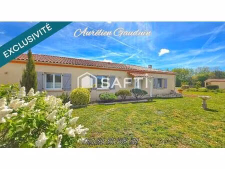 maison de plain-pied 145 m² / terrain 3200 m² / dpe b / environnement calme