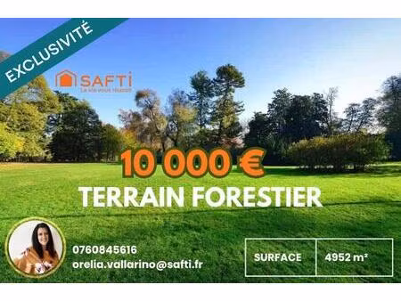 terrain forestier 4 952 m²