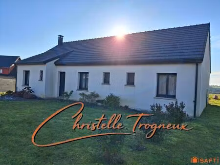 maison de plain-pied avec double garage