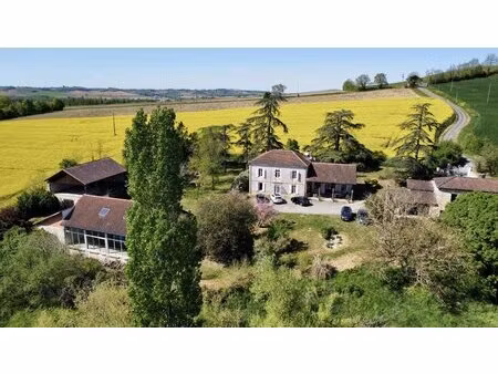charmante maison de campagne de 258m² avec dépendances  et grande piscine à bonas