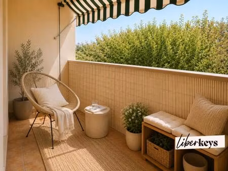 grand t4 baigné de lumière – traversant est-ouest  balcon et parc arboré de 2 000 m²