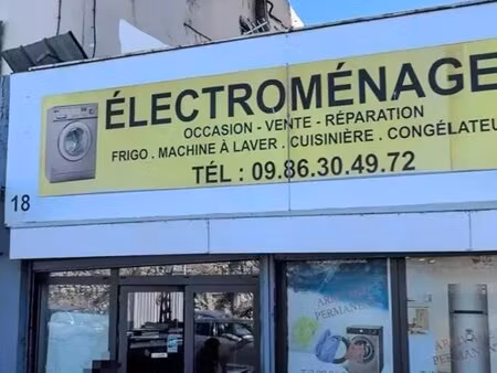 vente — murs commerciaux 160 m² — rendement 8 86 % — marseille 14ème