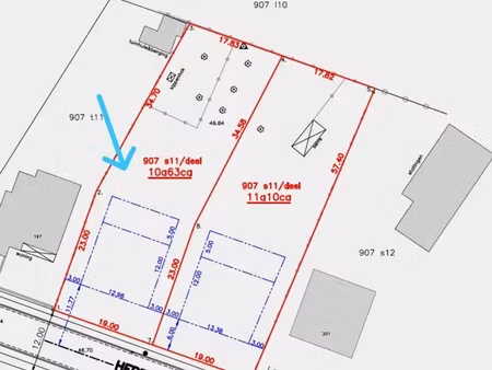 royale bouwgrond voor open bebouwing met vrij zicht