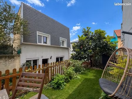 issy-les-moulineaux : maison ind. 3p 52 m² avec jardin