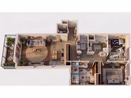 appartement à vendre le pre saint gervais 4 pièce(s) 92m2 692 203€